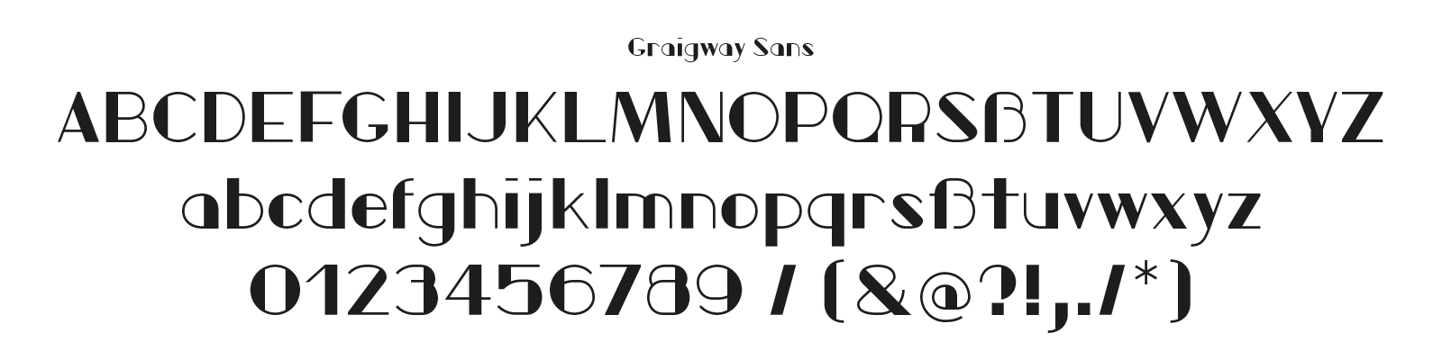 Graigway Sans