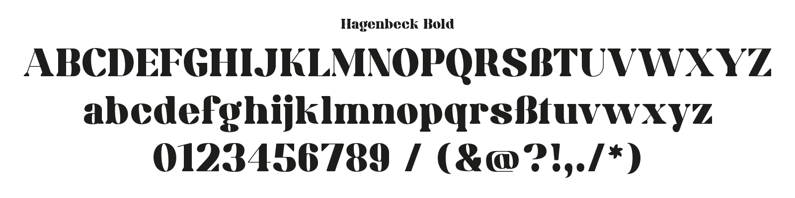 Hagenbeck Bold