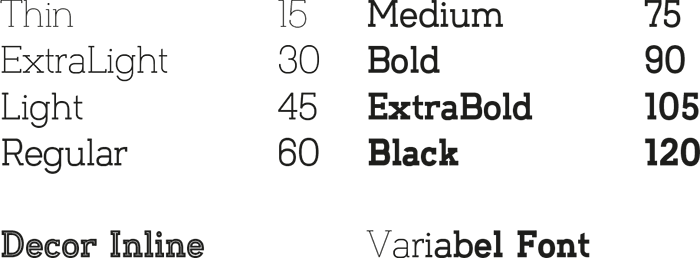 Ratatam Fonts Overview